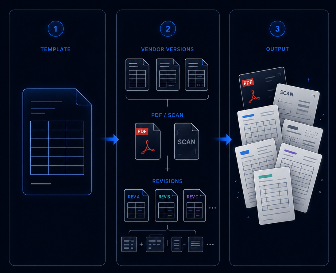 Datasheet Variations and Structure Challenges