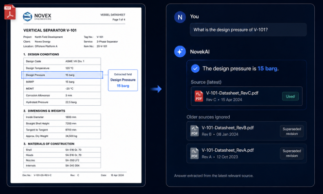 Source-Traceable Engineering Extraction Workflow